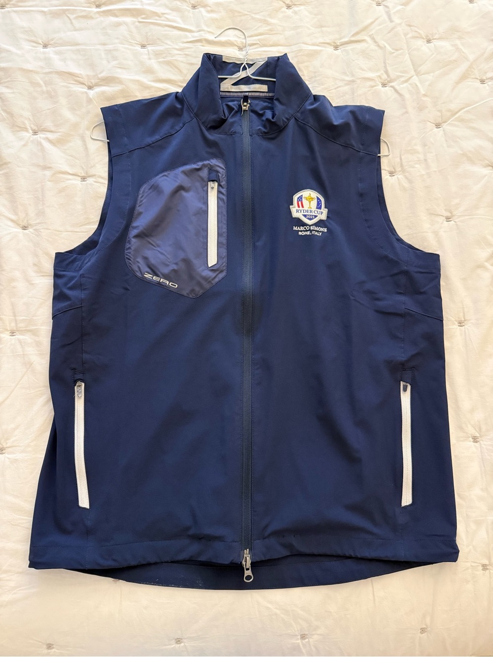 Zero Restriction 2023 Ryder Cup Golf Vest Navy Men’s M